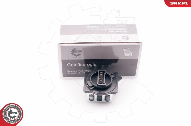 Resistor, interior blower